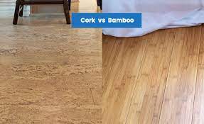 cork vs bamboo flooring designing idea