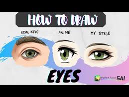 How To Draw Eyes In 3 Diffe Styles