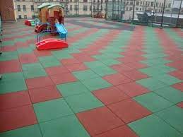 outdoor rubber flooring at rs 75 square