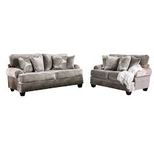 microfiber sofa set in gray