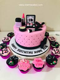 Yeah, you think you belong on the cover of some magazine pattin down all that powder, lipstick, blush, toners, etc. Charm S Cakes Make Up Kit Custom Cake