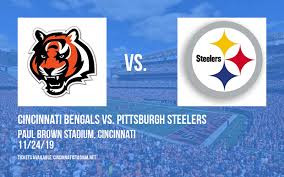Cincinnati Bengals Vs Pittsburgh Steelers Tickets 24th