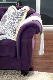 Antoinette Sofa Sm2222 In Purple Fabric