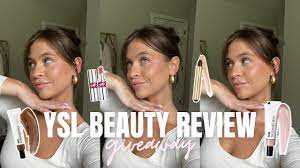 ysl beauty try on haul and review