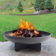 Round Fire Pit Corten Steel Bowl