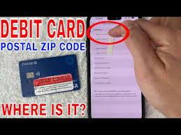 where is debit card postal zip code