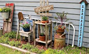 More Garden Decor Ideas With Junk