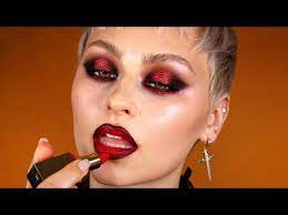 a very glam goth makeup tutorial for