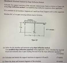 Structural Ysis By Slope Deflection