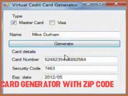 Below are the full features and what you can get from generate fake credit cards from our website. Credit Card Zip Code