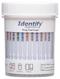 5 Pack Identify Diagnostics 12 Panel Drug Test Cup With Bup Testing Instantly For 12 Different Drugs Thc Coc Oxy Mdma Bup Mop Amp Bar Bzo