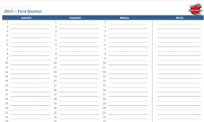 Blank Homework Calendar Calendar Year Insurance