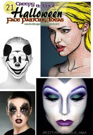 cool halloween face painting ideas