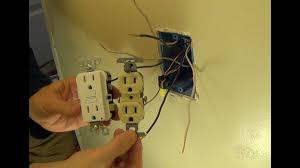 how to install a ground fault circuit