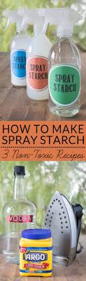 how to make starch for crochet projects