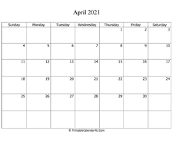 This april calendar printable is perfect to insert into a planner. April 2021 Editable Calendar With Holidays
