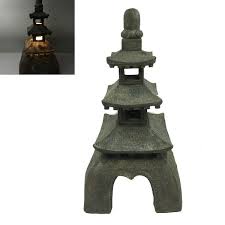 Led Solar Powered Pagoda Decor Garden