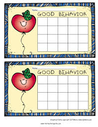 Free Behavior Charts Lovetoknow Weekly Point Charts Are A