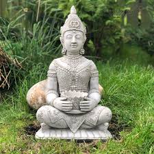 Lotus Buddha Garden Ornament Statue