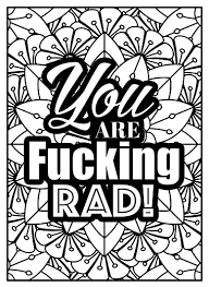 Favecraft is another trove of coloring sheets. Free Printable Coloring Pages For Adults With Swear Words