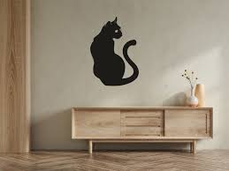 Cat Metal Wall Art Indoor Decoration