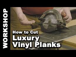 luxury vinyl planks with saws