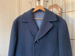 Vintage Long Coat Long Wool Overcoat