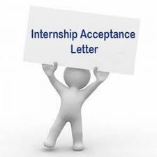 internship acceptance letter free letters