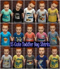 mod the sims cute toddler boy shirts