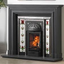 Flat Kensington Slate Stone Fireplace