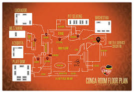 Conga Room Bottle Service Floor Plan
