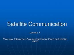 ppt satellite communication