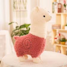 80cm lovely alpaca plush toy anese