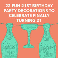 22 decoration ideas for 21st birthday