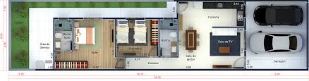 El plano de casa cuenta aproximadamente con un total de 69,52 m2 distribuidos en el terreno de 6 x 25 metros como lo podemos ver en el plano de terreno y distribución a continuación. House Plan For Investment Plans Of Houses Models And Facades Of Houses