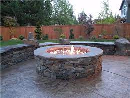 Gas Fire Pits Outdoor Stone Fire Pit