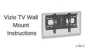 vizio tv wall mount instructions tv