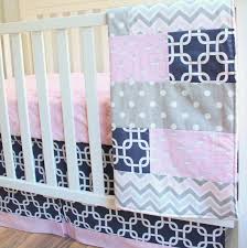 Baby Girl Crib Bedding Set Navy Blue