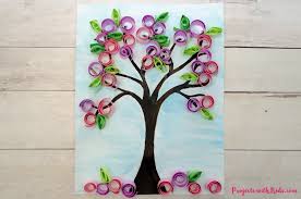 How To Make A Beautiful Spring Tree Craft Projects With Kids