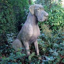 Great Dane Male Dog Stone Garden Statue