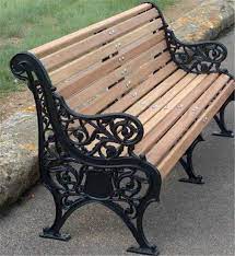 cast iron bench ends for outdoor