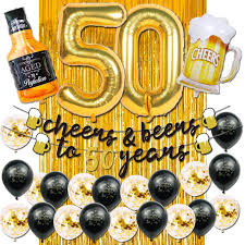 50th birthday decorations for men 50th