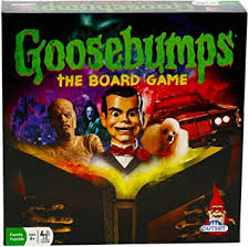 Goosebumps is a series of children's horror fiction novels by american author r. Amazon Com Goosebumps Movie Game Thrilling Family Board Game Battle Each Other In A Frantic Race To The Typewriter End Ages 8 Toys Games
