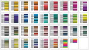 printable general color charts word pdf