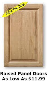 unfinished shaker cabinet doors as low