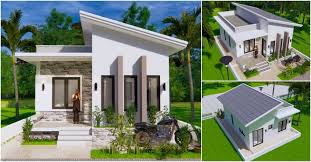 House Plan Two Bedroom Modern Bungalow
