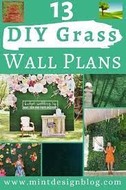 13 Diy Grass Wall Plans With Flowers