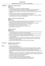 Personal Trainer Resume Example Objective Sample Examples Cv