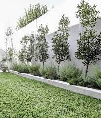 400 L Fenceline Landscaping Ideas In