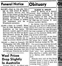 obituary albert bailey newspapers com